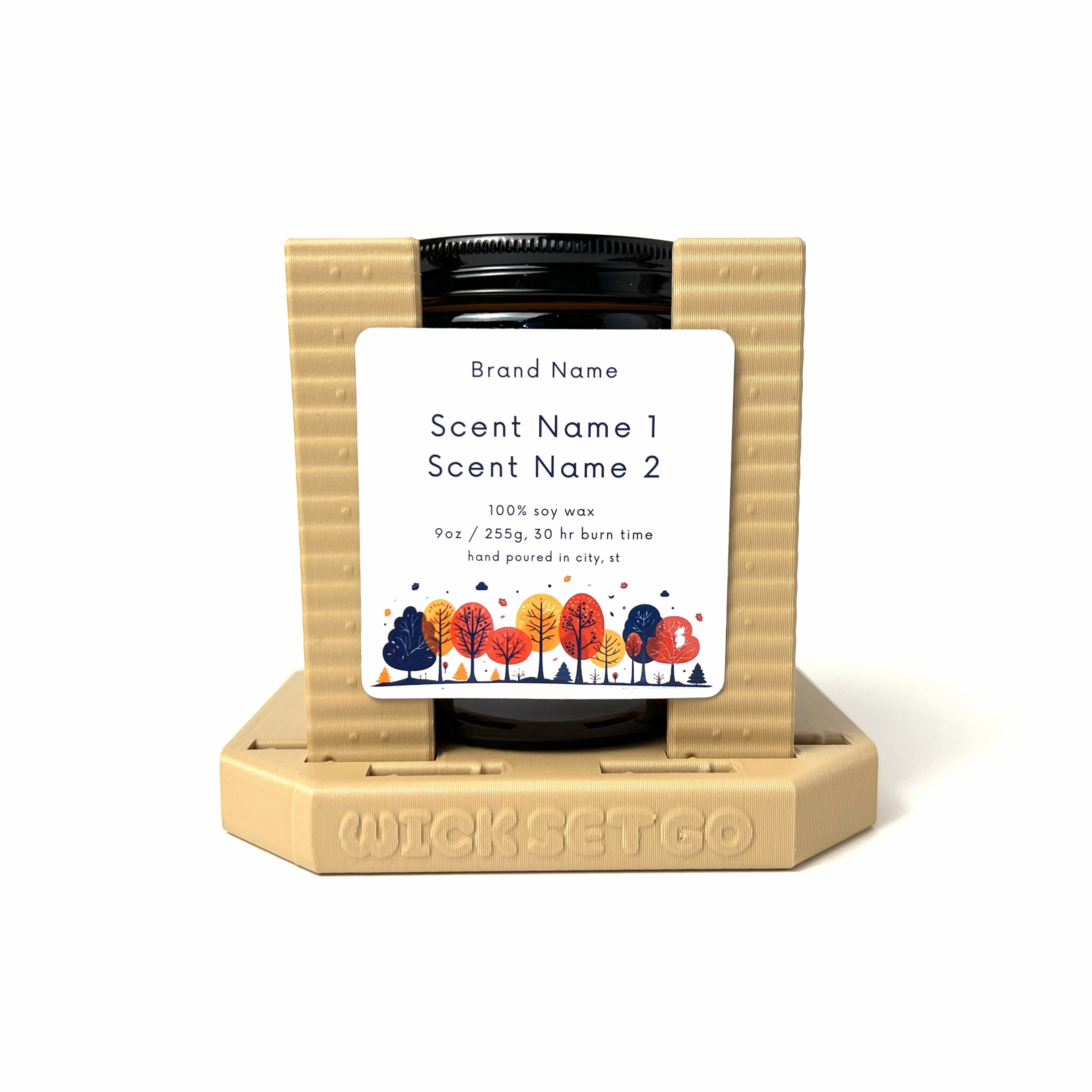 Candle Labeler with label alignment