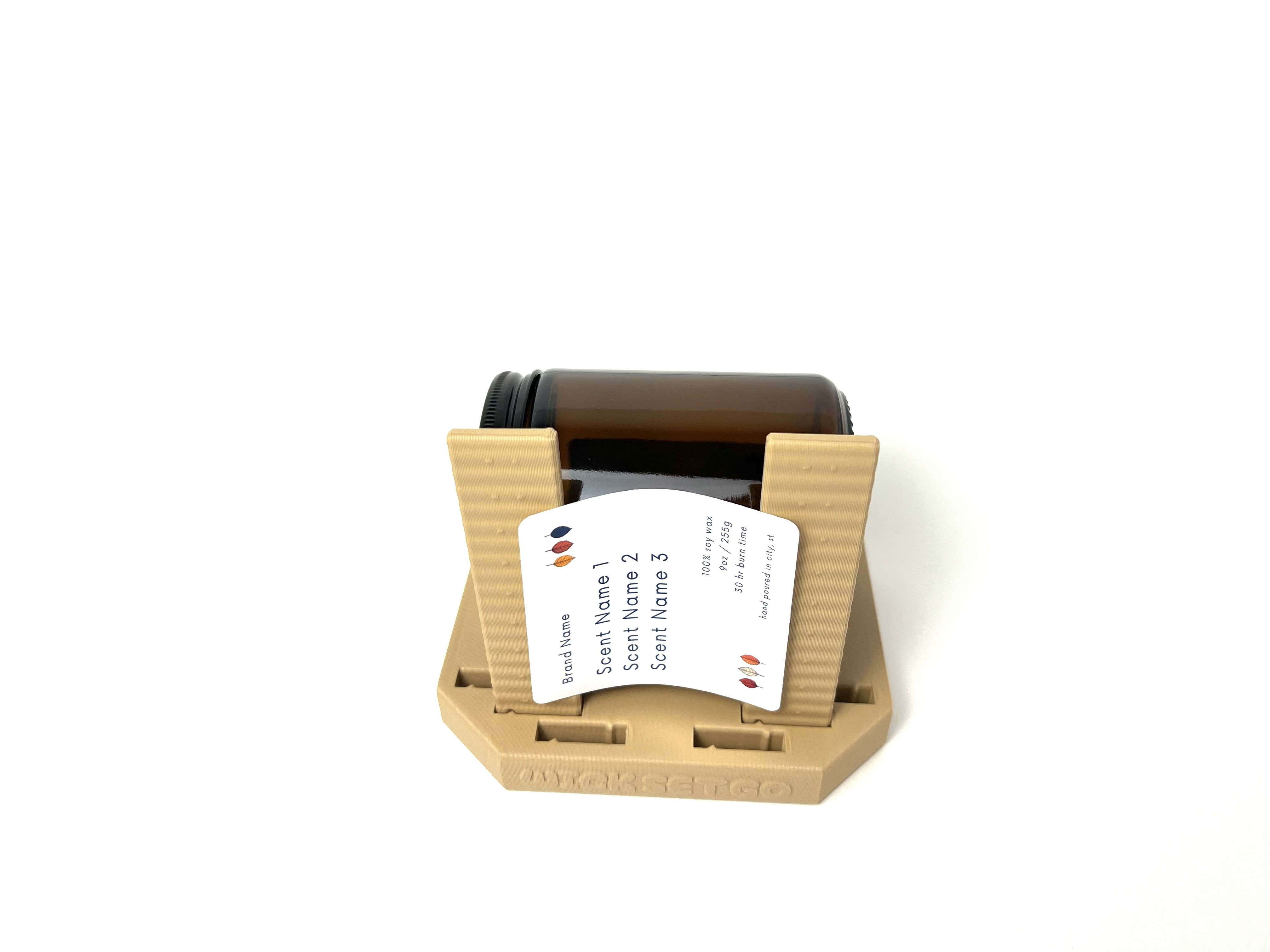 Candle Labeler angled view