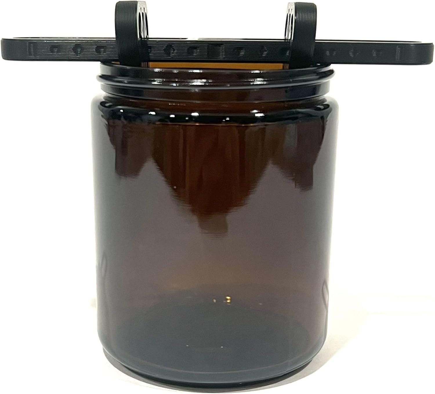 Wick Centering Tool - side view on large jar